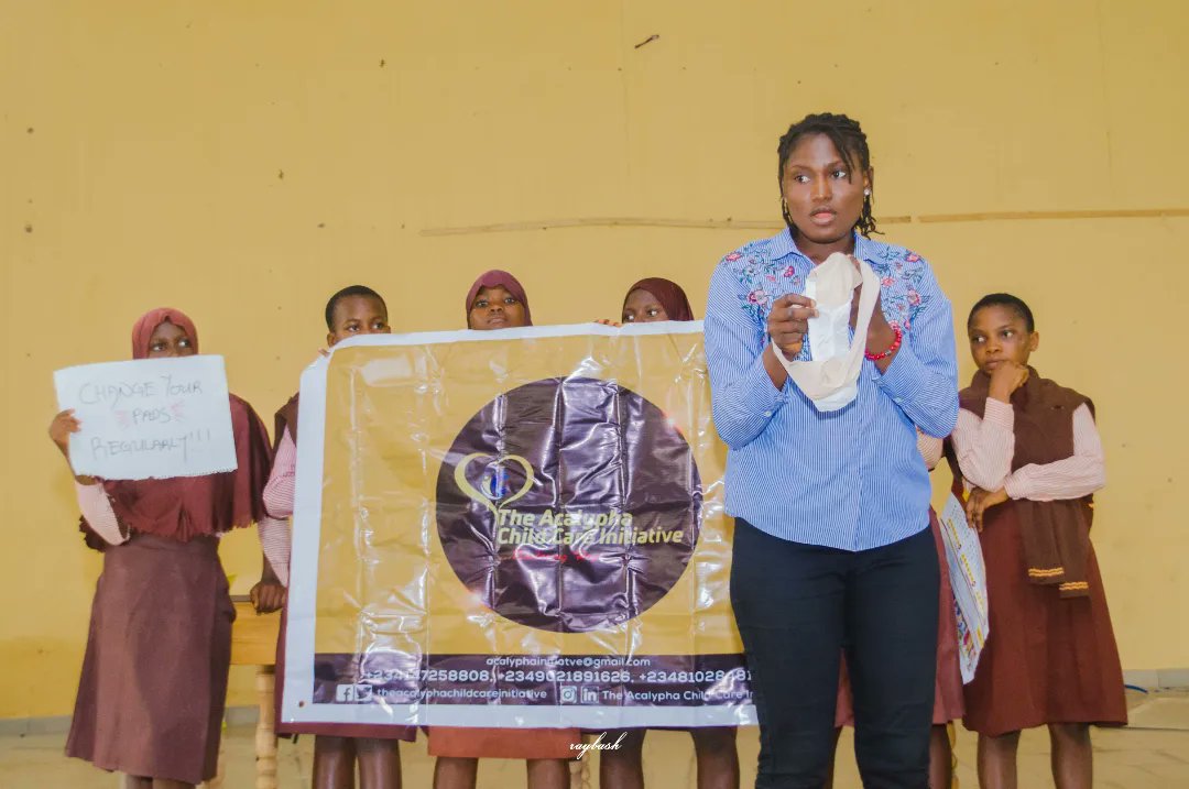 TACCInitiative's tweet photo. It was fully practical and the students paid rapt attention.
See for yourself as you swipe through the images.
#TACCI
#restoringhope
#safeflow
#menstruation
#menstrualhealth https://t.co/fGaxXrP7pQ
