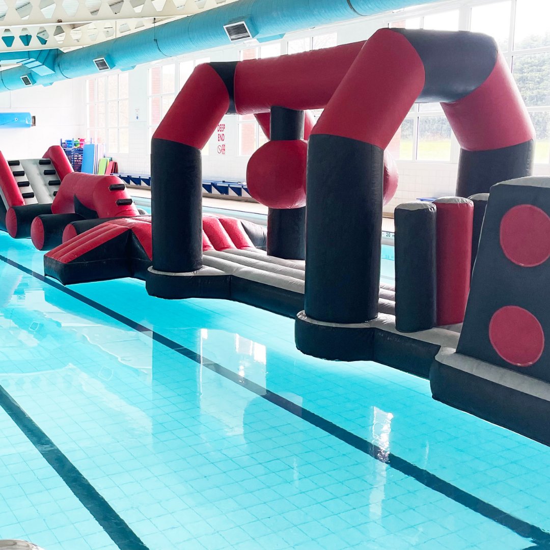 BuryLeisure's tweet photo. 🐳 A pool filled with inflatable fun awaits kids aged 5 to 14 TOMORROW! 🐳
Join us for our Inflatable Session at Ramsbottom pool, 2.30-3.30pm - the Aquarun is waiting…
💰 £4 per person
Normal admission policy applies.
#Inflatable #InflatableCourse https://t.co/GEBCFi6SuY