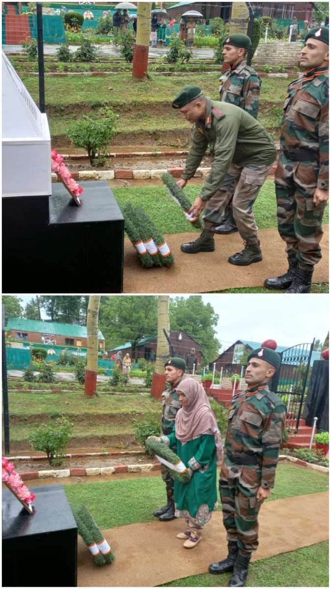 gpats1981's tweet photo. A ceremony  to commemorate a fallen jawan of #KupwaraTerriers held at Patahirri Garrison. Rfn Gh  Hassan Jungle resident of Awoora Kupwara who lost his life on 22 Jun 2015 while discharging his duties in service of our mother land. #indianarmyinkashmir
#CLX 
#rememberthefallen https://t.co/jmylrb1cVi
