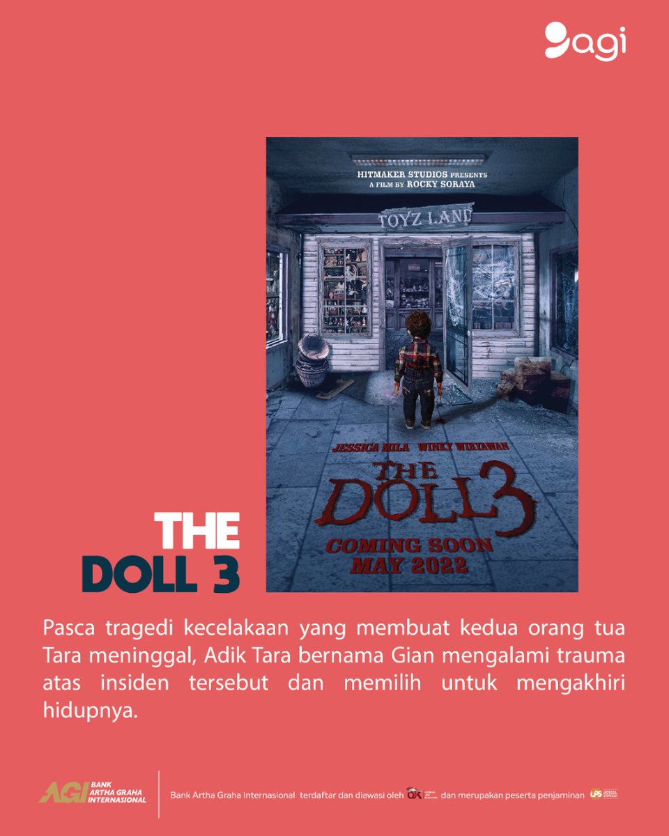 Udah gajian?
Malam minggu mau kemana?
Mager di rumah aja?

#bankarthagrahainternasional
#naiklevellagi
#jurassicworld #thedoll3 #topgun #gatotkaca
#agibybankarthagrahainternasional