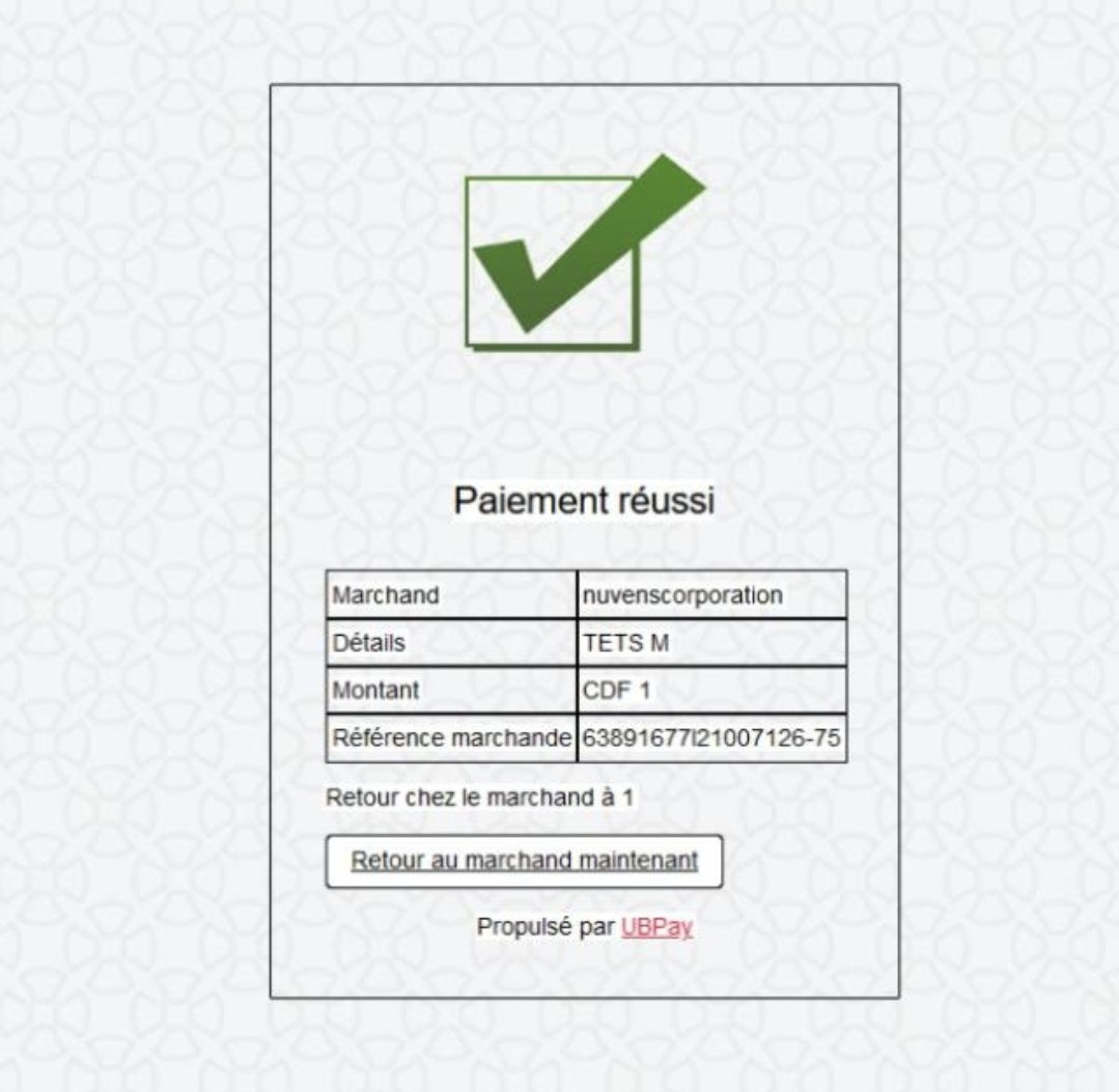 Dotez votre business en ligne un système de paiement fiable,
#UBpay vous permet de recevoir des paiements des cartes bancaires et tous les mobiles money de la #RDC