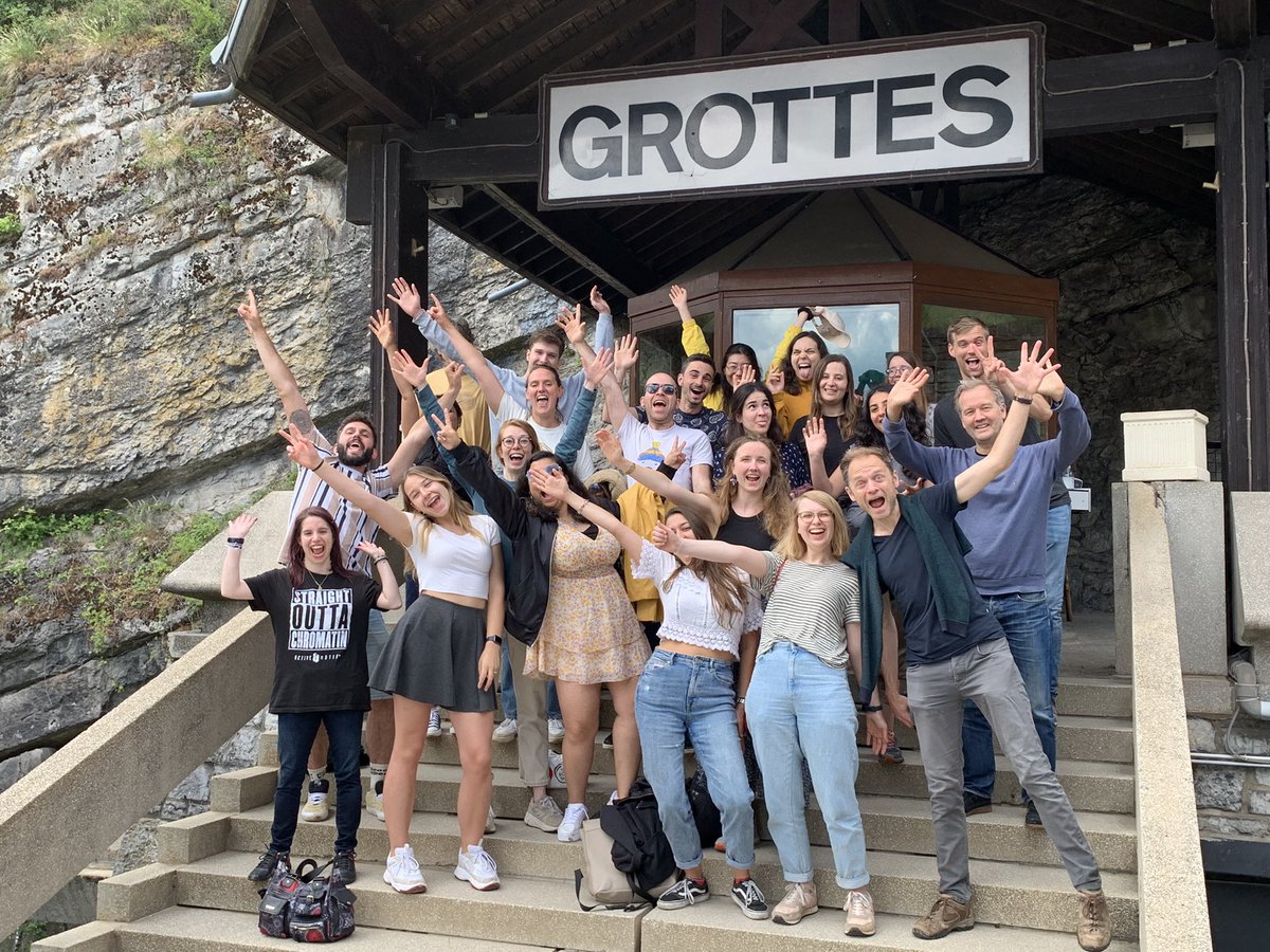 Hakan Bagci (@hknbgc) on Twitter photo And it’s a wrap! <a href="/LymphDev/">Lymphocyte Development & Epigenetic Memory Groups</a>, Rowland and @dpanne1 joint lab retreat comes to an end with a visit to Grottes de Remouchamps. Great few days with this wonderful bunch- lots of science and fun (and Belgian beer)! And it’s a wrap! <a href="/LymphDev/">Lymphocyte Development & Epigenetic Memory Groups</a>, Rowland and @dpanne1 joint lab retreat comes to an end with a visit to Grottes de Remouchamps. Great few days with this wonderful bunch- lots of science and fun (and Belgian beer)!