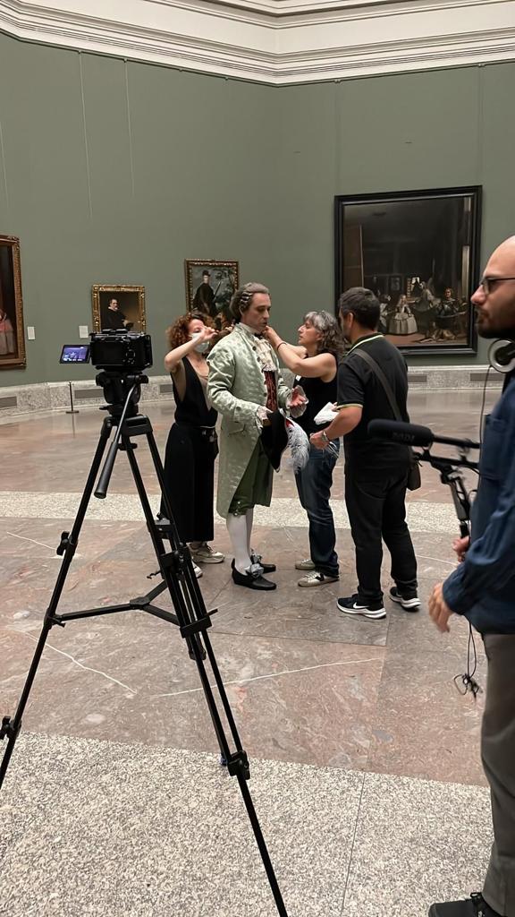 periscostumes's tweet photo. Estamos orgullosos de haber formado parte de este proyecto para el @museodelprado con motivo de la exposición sobre el pintor #LuisParet #SXVIII #Rococo. Figurinista #DeborahMacias #Vestuario #Periscostumes https://t.co/dGwLvT8mWn