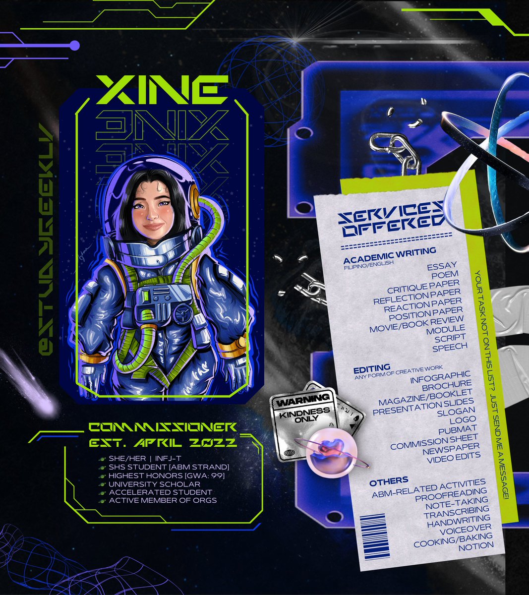 XINE ☆ gfx / write-ups ! open : late replies tweet media