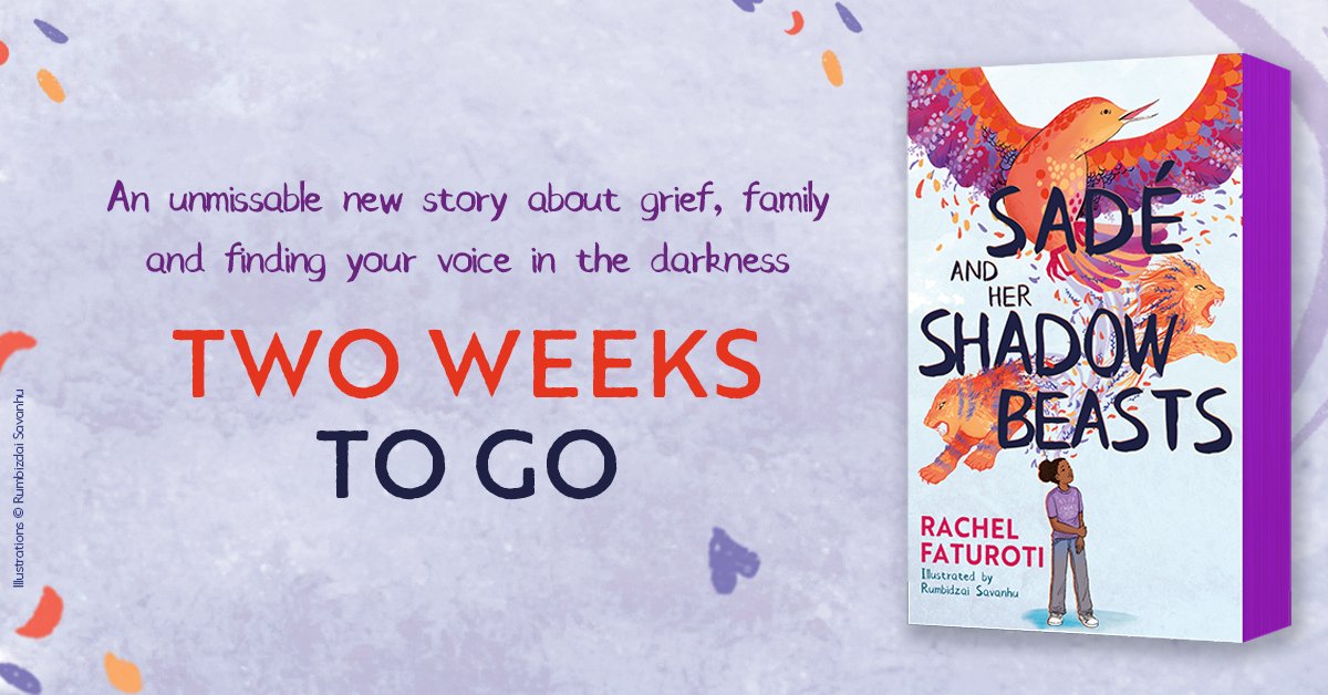 🌟TWO WEEKS TO GO🌟 Sadé and Her Shadow Beasts will be out in TWO WEEKS on 7th July 🥳 Preorder links here: geni.us/SadeandherShad… The story is for anyone who needs it ❤️ #SadeandherShadowbeasts