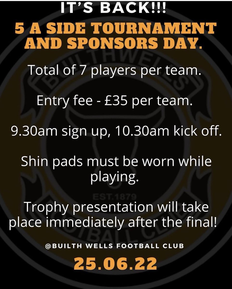 Builth Wells FC tweet media