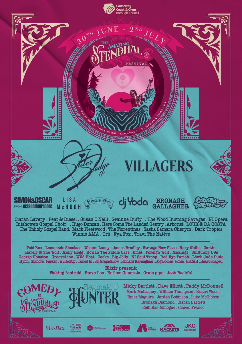 If you've got festival vibes from watching #Glastonbury over the weekend, then you've got to experience Northern Ireland's very own outdoor festival this upcoming weekend! 

🎪 <a href="/Stendhalireland/">Stendhal Festival</a>
📍Ballymully Cottage Farm, Limavady
📅 30 June - 2nd July

👉 stendhalfestival.com