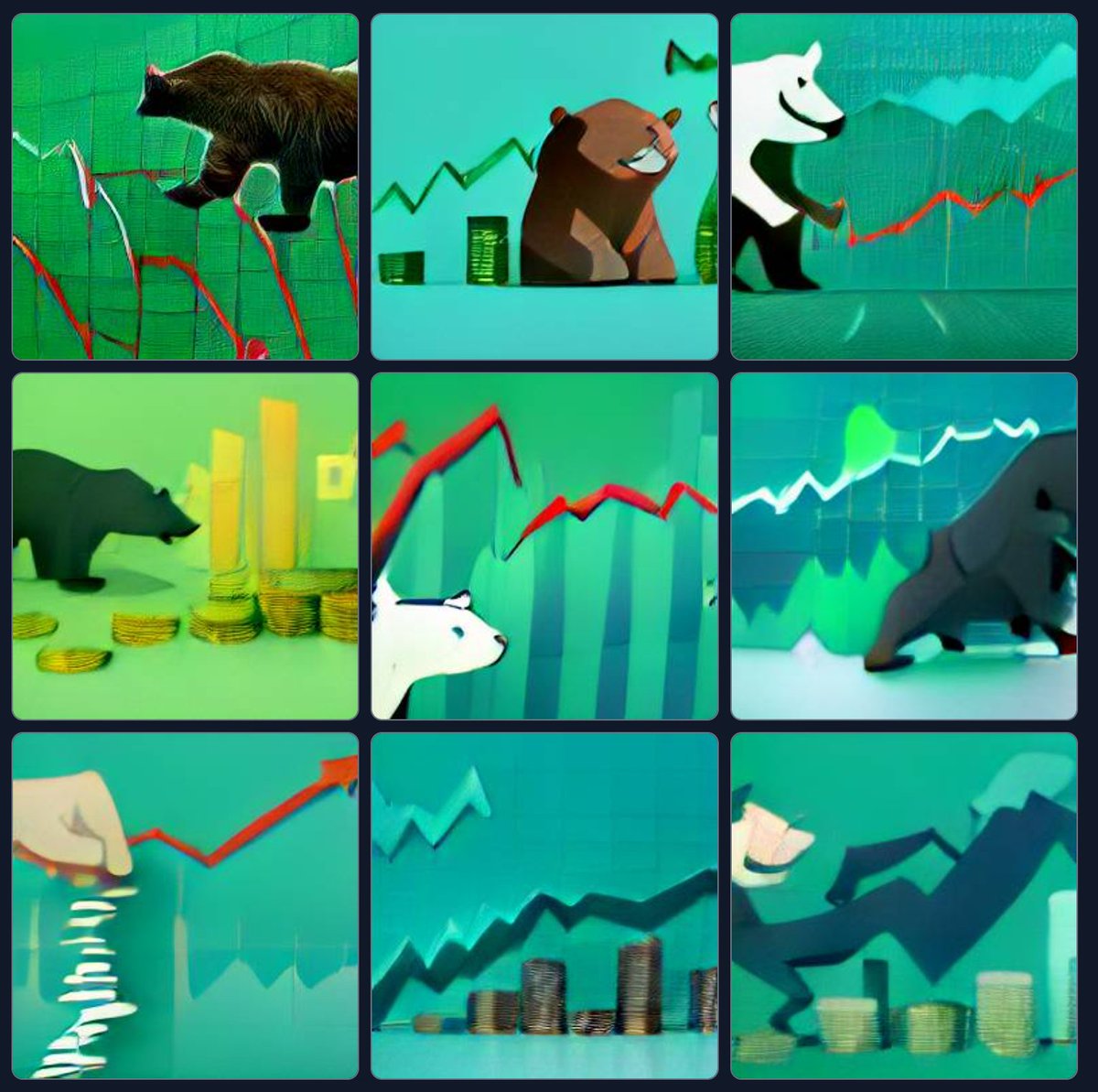 lluispallares78's tweet photo. "How to start investing, even in the bear market" #minidalle #txttoimg #AI #headlinetoimage https://t.co/NkFJ74Atk1