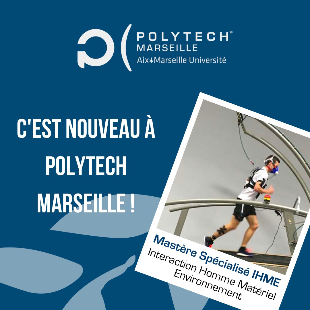 PolytechMars's tweet photo. [REPOST POLYTECH ALUMNI]
Nouvelle formation en ingénierie du sport - Mastère IHME - Polytech Marseille
#polytechmarseille #mastère #ingénierie #ingenieur #reseaupolytech https://t.co/eSpsZp0Fmz