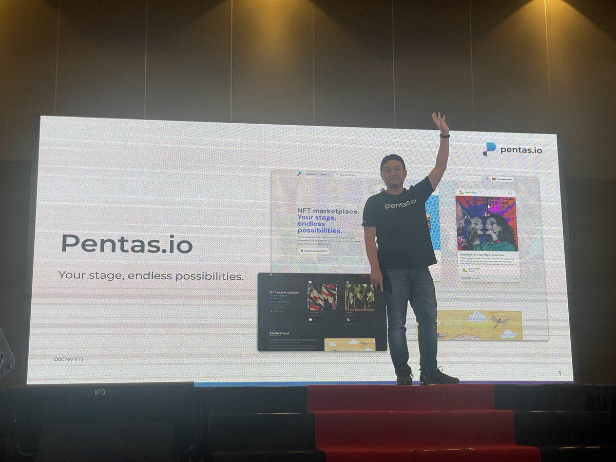 We are currently at <a href="/BNBCHAIN/">BNB Chain</a> Get Connected 2022. 

<a href="/isyirsyad/">irsyad ⚡️</a> just presented about Pentas Core, empowering various solutions for individuals and businesses. The engine that drives the NFT space and its ecosystem.

Your stage, endless possibilities⚡️