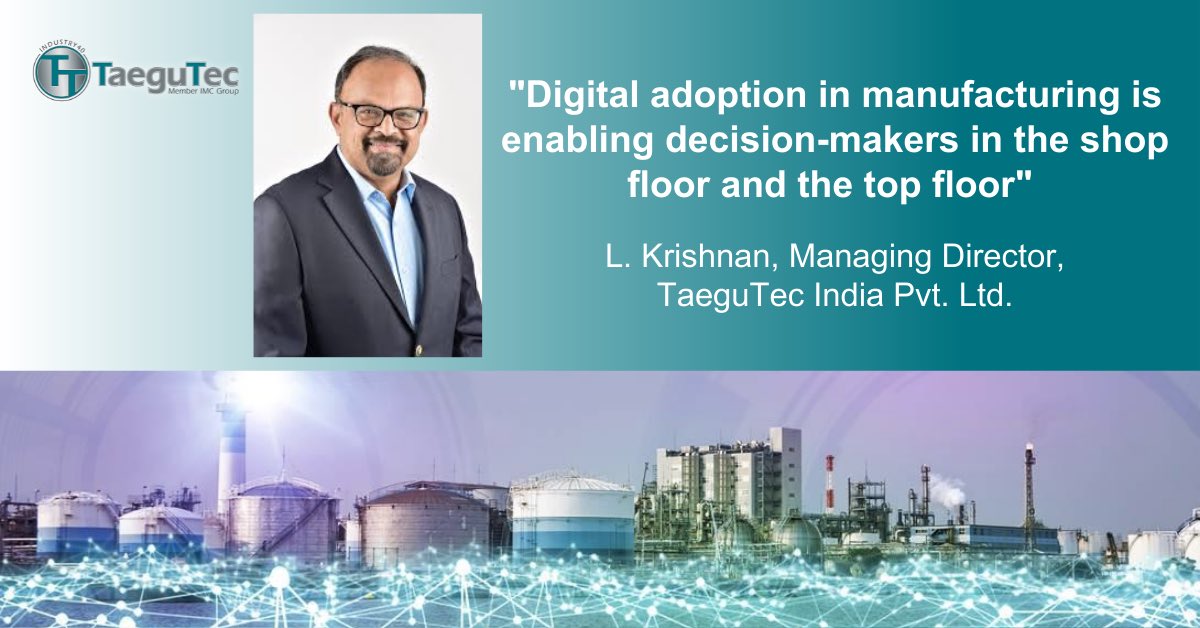 TaeguTecIndia's tweet photo. Read more: https://t.co/mfy4HZo6Ce
#TaeguTec #Digitalisations #Digitalfactory #TaeugtecIndia #Industry4 #Benefits #CNC #MachineTool #News https://t.co/EQuhAwdCaB