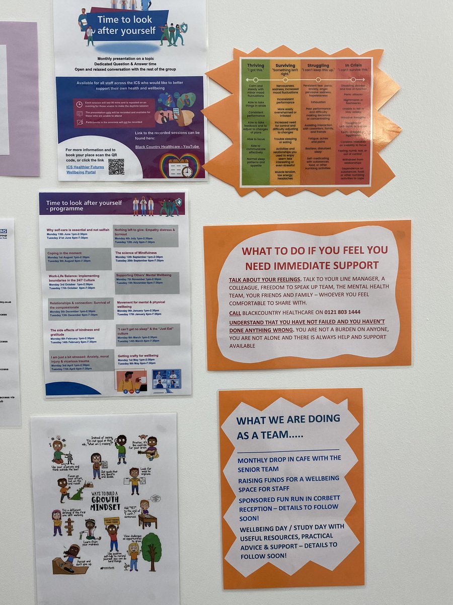 Productive meeting with @PaigeM_HWB this morning arranging a wellbeing day for staff at Corbett. Latest addition to the staff information hub is now ready, lots of practical advice and support for our teams @DudleyGroupNHS