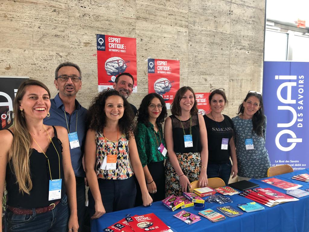 #amcsti2022, c'est déjà la fin !!
3 jours de partage et d'engagement avec ses 40 ans d'histoire 🎂
On s'y retrouve l'année prochaine team <a href="/QuaiDesSavoirs/">Quai Des Savoirs</a> 😊
Merci  @JDS_unistra <a href="/leVaisseau67/">Le Vaisseau</a>  et <a href="/Amcsti/">Amcsti</a> 🙏