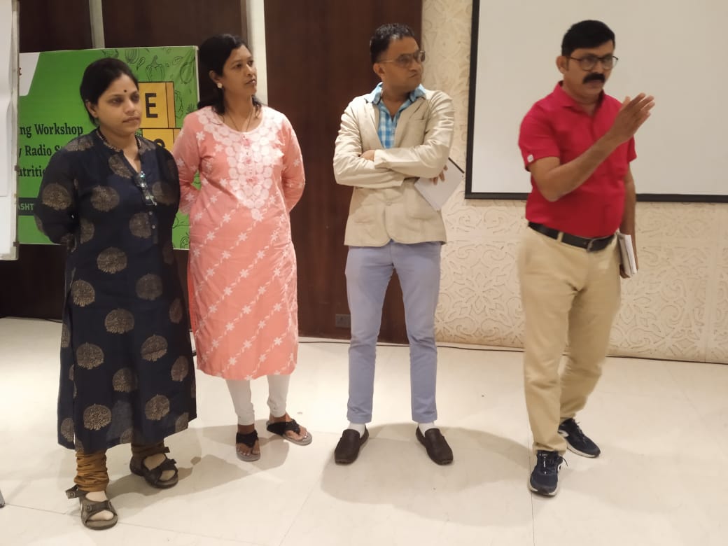 ngo_smart's tweet photo. Groups presenting their ideas on radio programming to @unicefindia and SMART team - Part 1
#smartngo #earlychildhooddevelopment #health #nutrition #unicef #communitymedia #communityradiostation https://t.co/jZFyiOf0BG