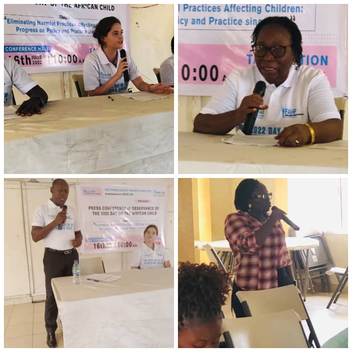 In observance of the Day of the African Child (June 16), FAHP held a series of activities across Sierra Leone. Press Conference  (Freetown)