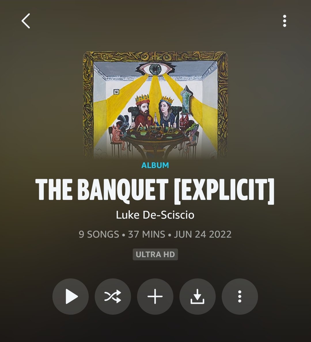 peerwego's tweet image. What do you get if you mix the musical influences of @fatherjohnmisty, @officialmoz and @JeffBuckley ???

You get @LukeDeSciscio and his bewitchingly brilliant album #thebanquet 🔥🎤🎸🖤🎉🎯