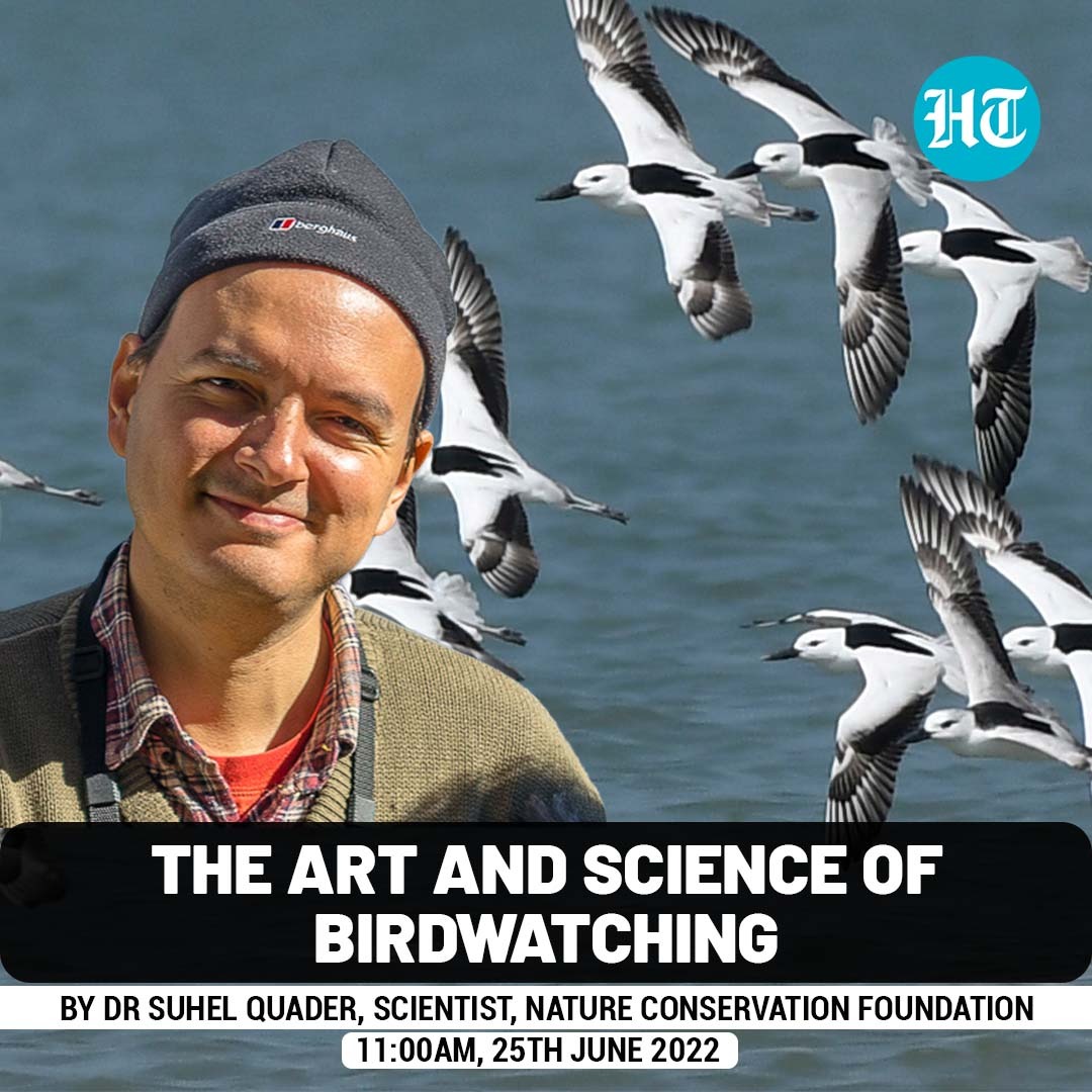 htTweets's tweet photo. Learn how you can take up birdwatching as a hobby and help scientists in their conservation efforts. 

@HindustanTimes' @prasadaditi in conversation with Dr. Suhel Quader from @ncfindia tomorrow, 11 am onwards. 

Watch LIVE on https://t.co/D65UqjKxG5 and https://t.co/WUG5OVDHcV https://t.co/kL2qb2XdvZ