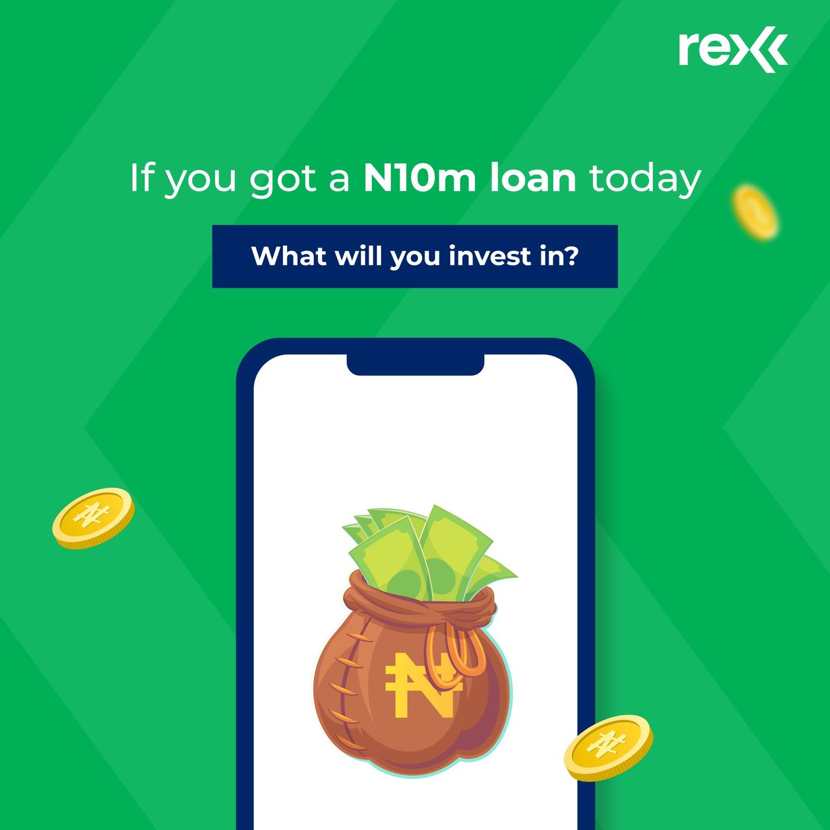We have a question 🙂

And remember to join the Rex waitlist.
Click the link in our bio.
.
.
#ExperienceMore #finance #financialfreedom #Rex #money #loans #investment #fridaymorning #friday