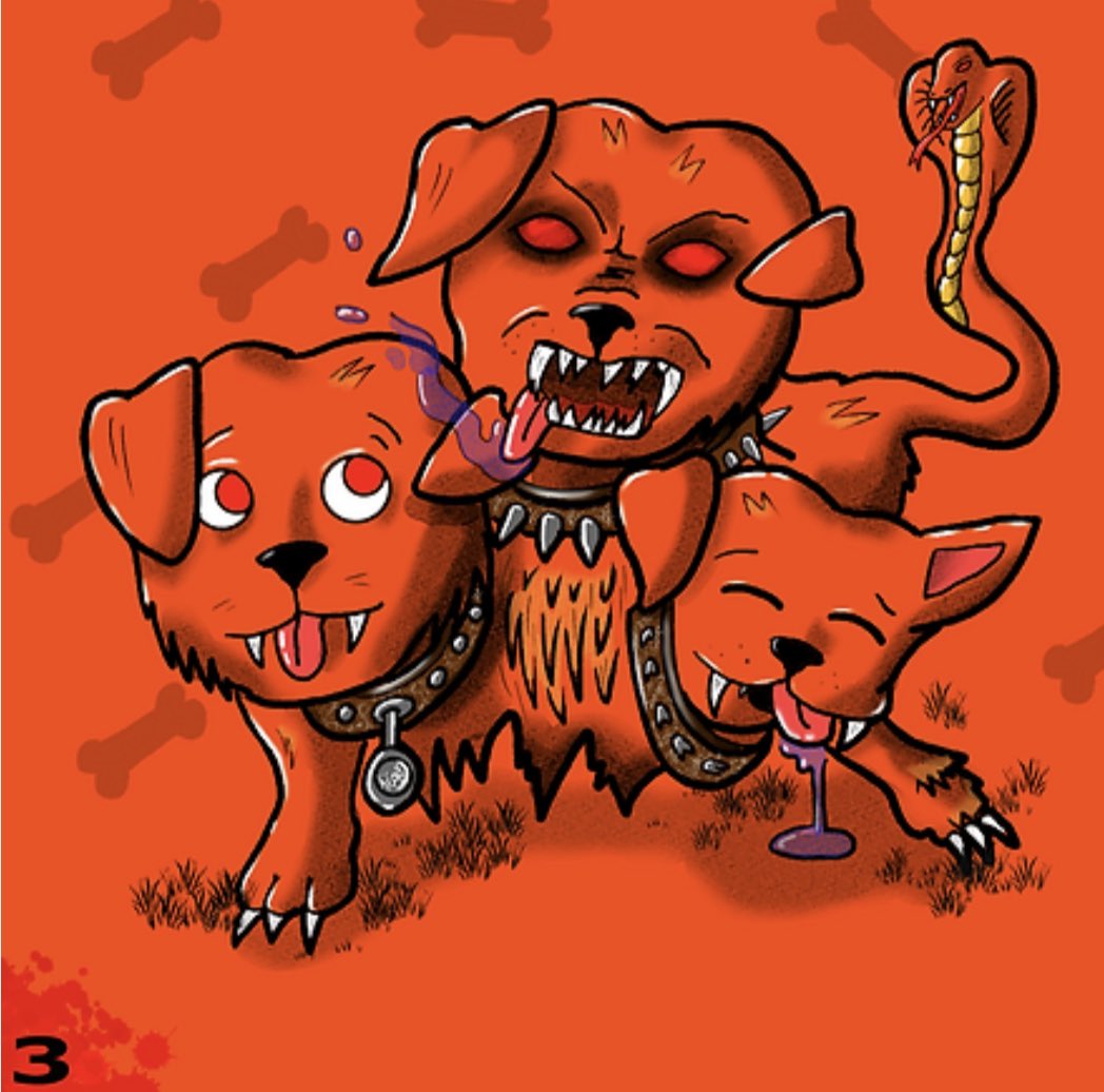 Thedmonslayer66's tweet photo. Cerbi-Mon guards the gates of Hades! Appeal to his good head and you can pass!! 😈

https://t.co/5RBqJFhuBf

#NFTCommunity #NFTfamily #NFTs #NFTartists https://t.co/grgMCRjo5x