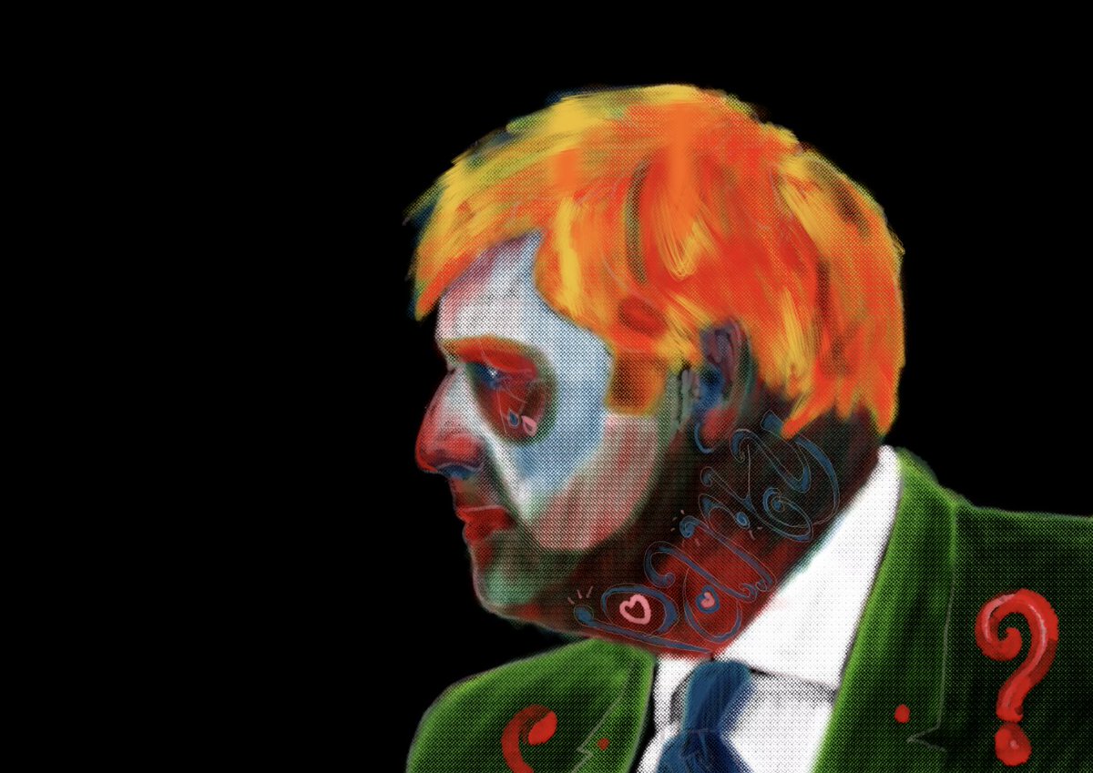 ab_nft's tweet photo. #BorisJohnsonMustResign 

Before we all get too excited about the #EndOfBoris... If he was to #resign, which of the other f8ckwits would take his place?? #BetterTheBafoonWeKnow I mean can you imagine if it was #RishiSunak or #ReeseMogg or heaven forbid #PritiPatel https://t.co/kdcqAkSB1b