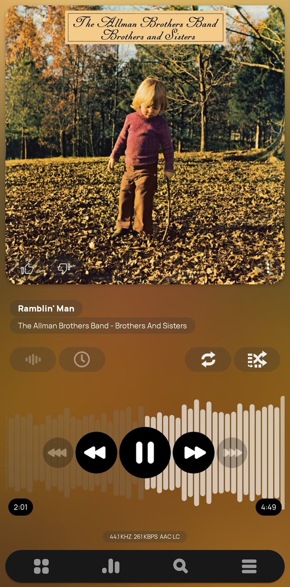 sindbads1224's tweet image. たまに聴きたくなるんだよなー。
おーるまん。

#TheAllmanBrothersBand
#RamblinMan