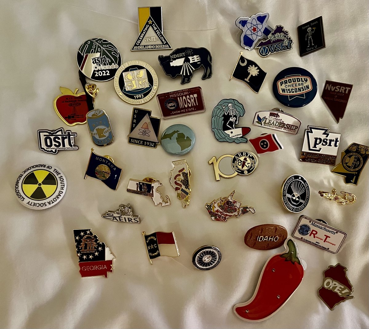 TheOSRT's tweet photo. It was great to see everyone last night at #ASRT22 pin exchange! https://t.co/yK6n9sTwBh
