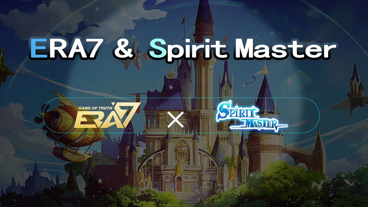 We are proudly announce that ERA7,<a href="/Era7_official/">Era7: Game of Truth</a> the BNB Chain Star Dapp, become a strategic partner!We're looking forward to this fantastic cooperation as sweet as a summer night！🏖️  #Metaverse #GameFi #NFT
Website :spiritmaster.io