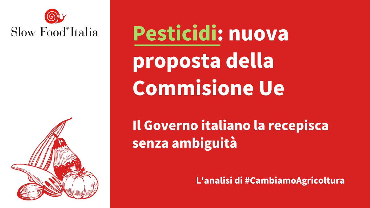 🚨 La <a href="/EU_Commission/">European Commission</a> ha presentato la tanto attesa proposta di regolamento per ridurre l'uso dei #pesticidi  e quella sul ripristino della natura 
📑 Qui l'analisi di #CambiamoAgricoltura bit.ly/PropostaRegola…