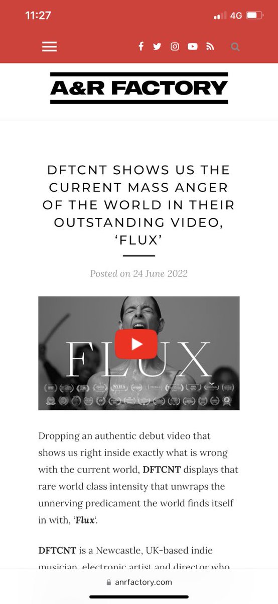 DFTCNT's tweet photo. Thankyou so so much to A&amp;RFACTORY for their beautiful review of Flux - it means the world to me guys x https://t.co/RqDmj9rbQ9 https://t.co/GXlxRd0ImD