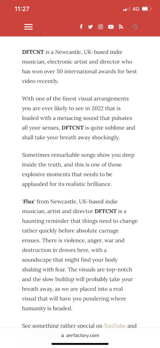 DFTCNT's tweet photo. Thankyou so so much to A&amp;RFACTORY for their beautiful review of Flux - it means the world to me guys x https://t.co/RqDmj9rbQ9 https://t.co/GXlxRd0ImD