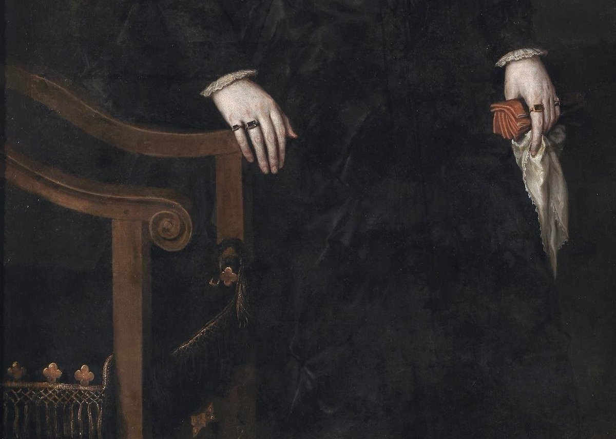 OldPortraiture's tweet photo. Born #OnThisDay in 1535: #JoannaofAustria (1535-73), mother of King #SebastianofPortugal, daughter of Emperor #CharlesV, Regent of Spain
Portrait by #AntonisMor (1519-75), 1560
#JuanadeAustria #JoanadeÁustria #Habsburg #Aviz https://t.co/7bpqP2j6UK