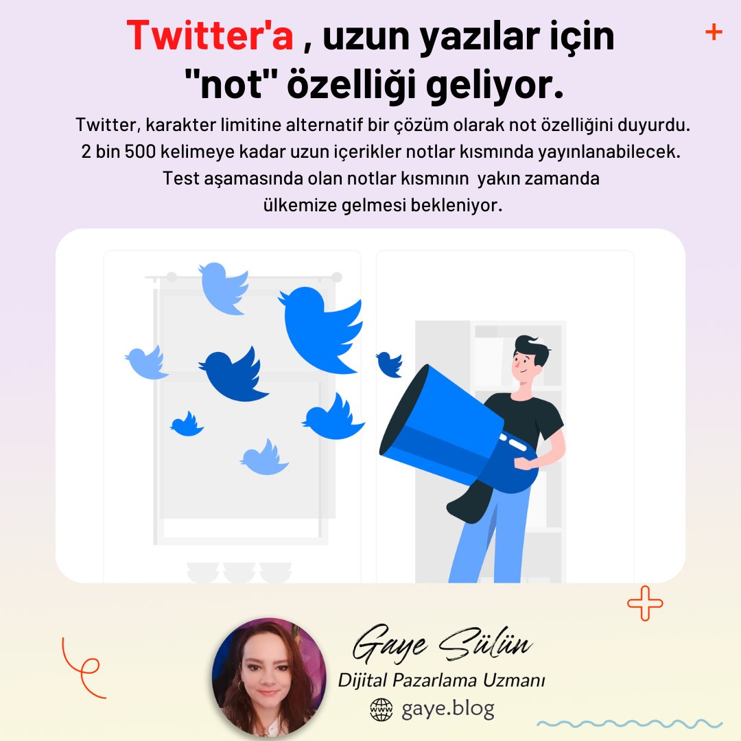 gayesulun's tweet photo. Not kartı, bir Not bağlantısının önizlemesini içeren Tweet şeklinde görünecek. Karttaki bağlantıya tıklandığında, yazar tarafından oluşturulan Not açılacak.
#sosyalmedya #twitter #yeniözellikler #internet #gündem #dijitalpazarlama #gayeblog https://t.co/8qs6vodp7O