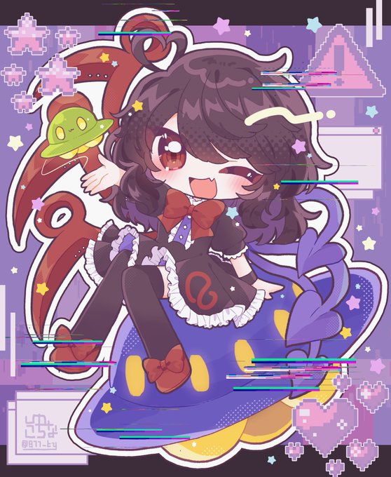 封獣ぬえ 「ぬえちゃん様🛸💫 #東方Project #UFOの日 #6月24日は