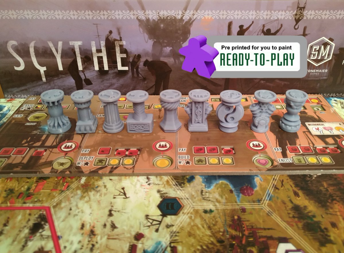 MeepleForge's tweet photo. Thanks for the great review! โ
โ
โ
โ
โ
"These are wonderful prints & will be used every roundโฆ" Richard Belcher https://t.co/HxBLfSiUjh #boardgames #scythe #stonemaier #faction #tokens #actiontokens #RPG #TTRPG https://t.co/Ge3jOZvUmb