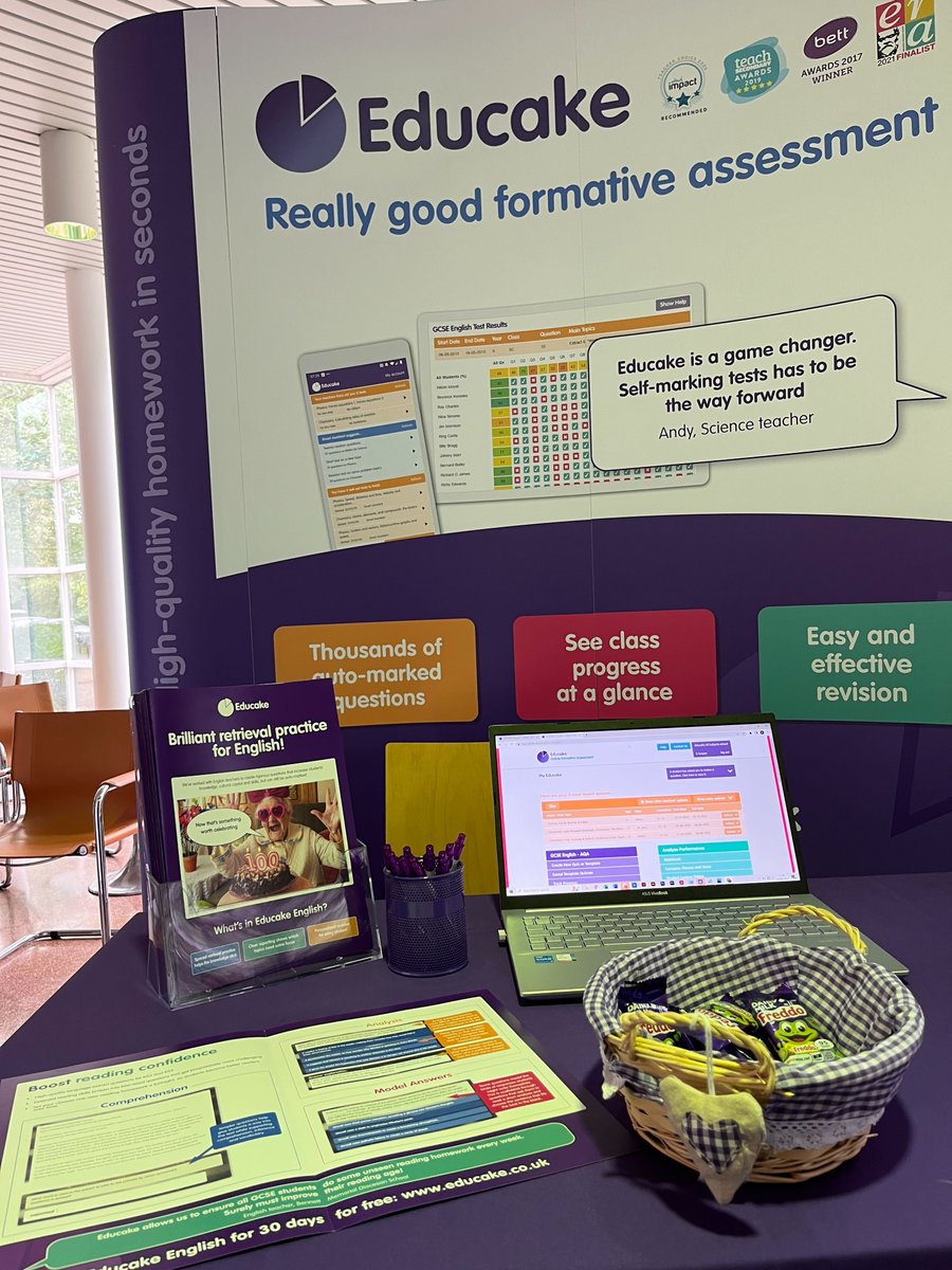 We're at the Secondary Heads of English Summer Conference! Come by, say hi, and grab some Freddos 🐸