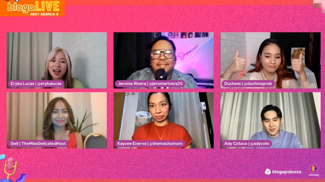 blogapalooza's tweet photo. Who do you think will make it to the top 3?
Watch our #BlogaLIVE at https://t.co/OHpQgGhozz to see if your favorite hosts are part of the top 3. π https://t.co/V1XMZfOjYi