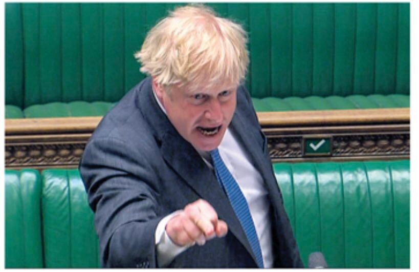 SusanlLawson's tweet photo. @Stuart4WolvesSW @BorisJohnson Mate... your boss will *never* be forgiven by voters for breaking the LAW during lock down, lying about it to Parliament, whilst the rest of us couldn't even be with our dying relatives! Johnson showed @Keir_Starmer his middle finger - now it's voters turn! #JohnsonOut150 https://t.co/mYSte87jxe