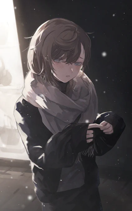 「終電…」
#かな絵 