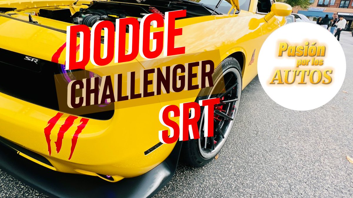 Que tal este #Dodge #Challenger SRT esta INCREIBLE🔥
👉🏻

#YouTube #Channel #Pasiónporlosautos 