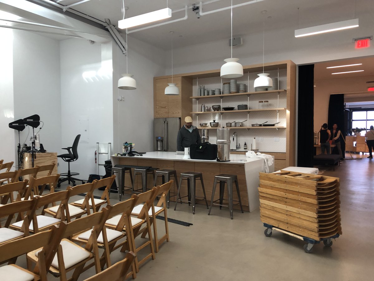 Setting up for todays events! Choose your own adventure this morning and afternoon with <a href="/Adobe/">Adobe</a> <a href="/sfdesignweek/">San Francisco Design Week</a> series: attend one or stay for all 419 10th street sfdesignweek.org/adobe-event-se… only a few tickets left! #SFDW22