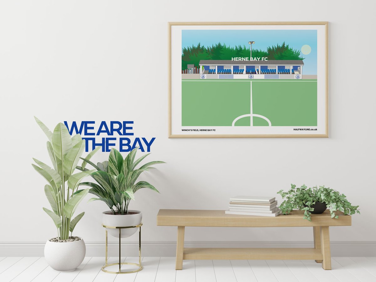 halfwayline__'s tweet photo. Wrapped up a revision of the @HerneBayFC #HerneBay stadium print, all ready for ordering on the website! 
#sportsillustration #nonleague #stadiums #aroundthegrounds @hernebayrangers @HerneBayYouthFC 

https://t.co/Hr7EASQtQ3 https://t.co/jILtwf7UrE