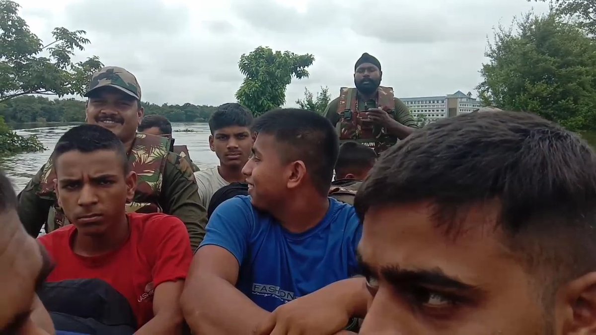 LaskarSakilur's tweet photo. We were stranded at DBS silchar due to flood, the army risked their life and rescued us from the flooded area.
Special thanks to brave @Katoch661973 Sir for all these arrangements. https://t.co/n9CW6GOHpw