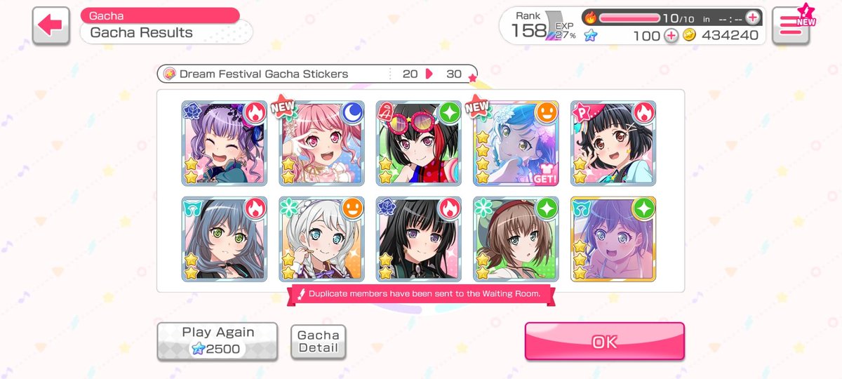 Cuterima3's tweet photo. FLIPPING BRUH i got HINA DREAMFEST CARD AND LOCK DOUBLE?!
#BanGDream #BanGD https://t.co/GMbVrfE6ce