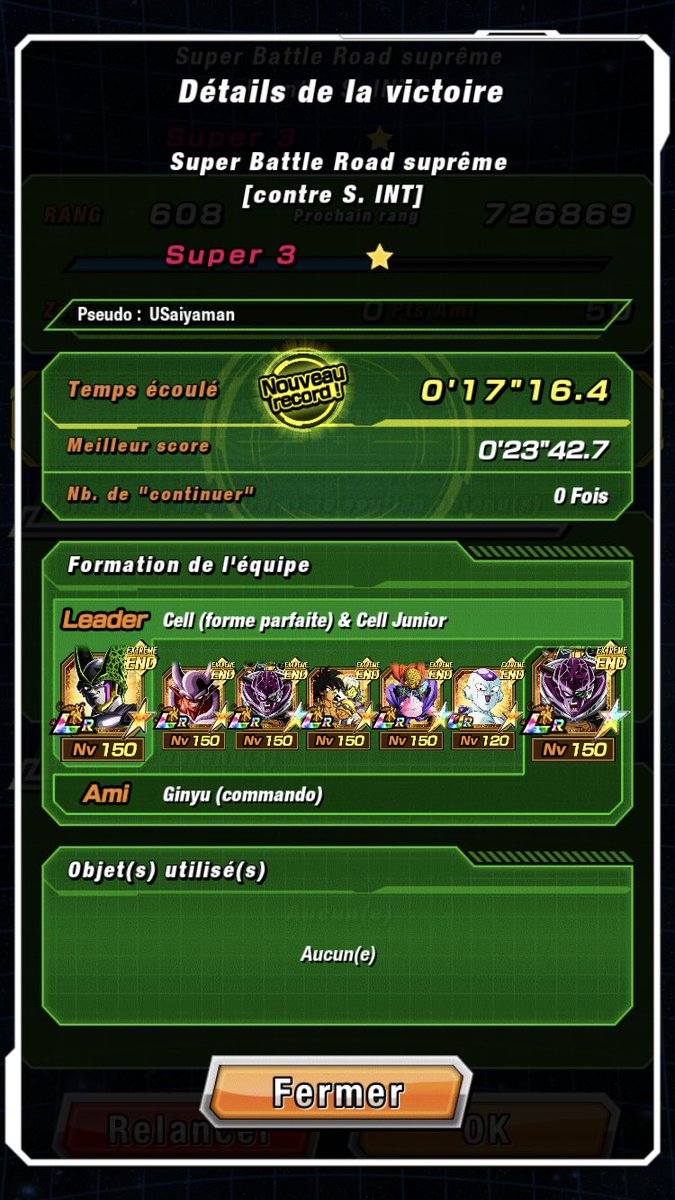SaiyamanUltra's tweet photo. 4ème ESBR sans item « contre https://t.co/f5jHRqU2bH » ✅
Lead « école de la tortue » aka « l’école de la vie » 💪

5ème ESBR sans item « contre https://t.co/4dCRPO4pc1 » ✅
Un peu le bordel la team mais y’a du lourd 💪
#DokkanBattle #noitem https://t.co/RpfQCUtIrA