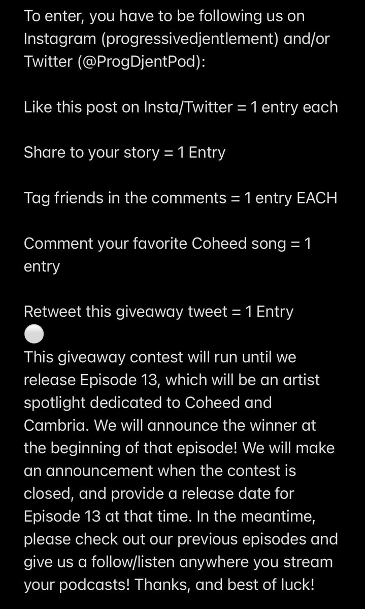 ProgDjentPod's tweet photo. In honor of Coheed’s Vaxis II album release, we wanted to do a giveaway! See the image below on how to enter to win a Key of Z trade paperback signed by Claudio Sanchez!

#Coheed #coheedandcambria #vaxis2 #contest #giveaway #prog #progressivemusic #rock #ProgressiveDjentlemen https://t.co/XWD1ecuKic