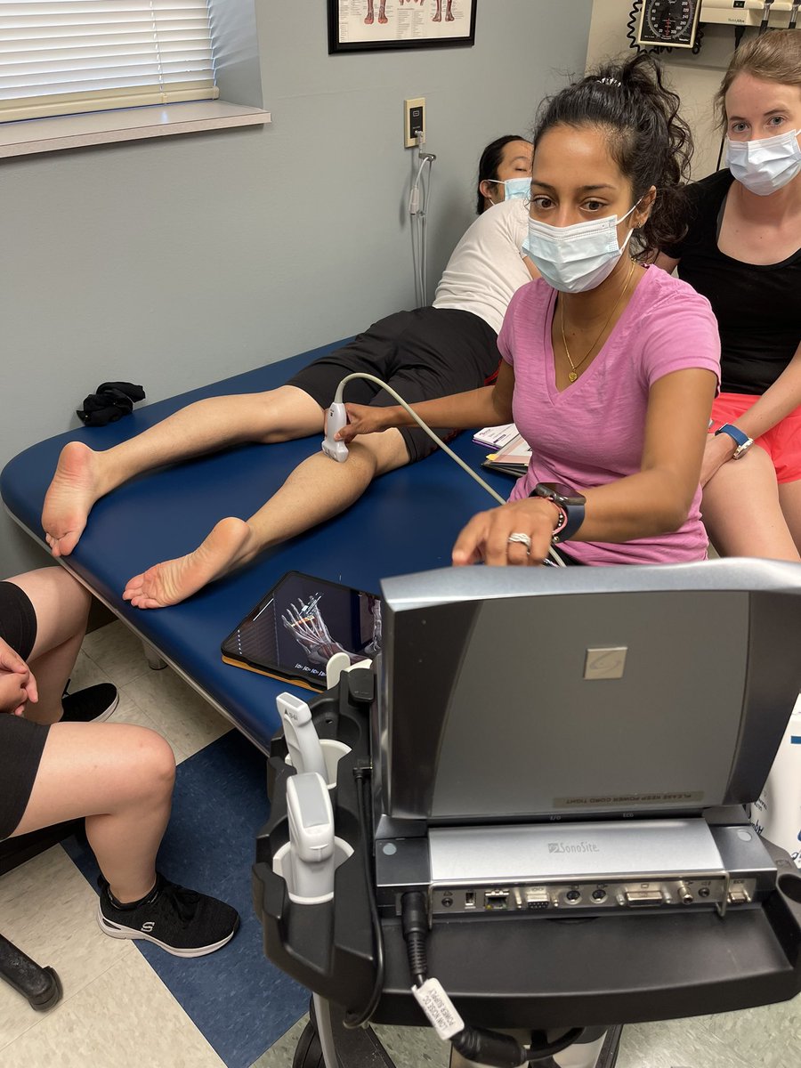 UWMadison_PMR's tweet photo. Didactics today! The residents practiced ultrasound guidance for Botox injections  💉 @UWMadison_PMR #physicalmed #residency https://t.co/SOHllNPSa2