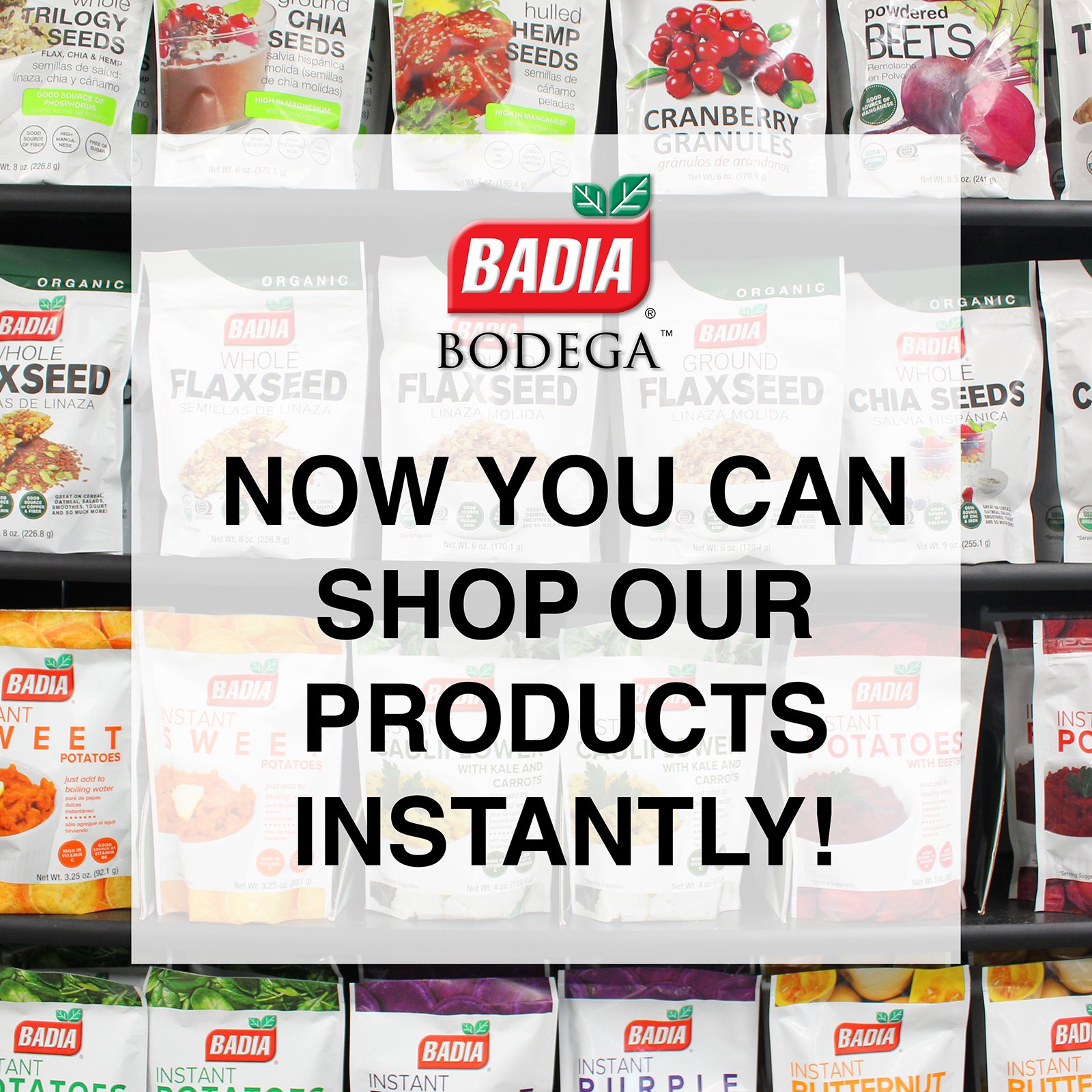 Badia Spices, Inc. on Twitter "Get your favorite Badia products with a click of a button at