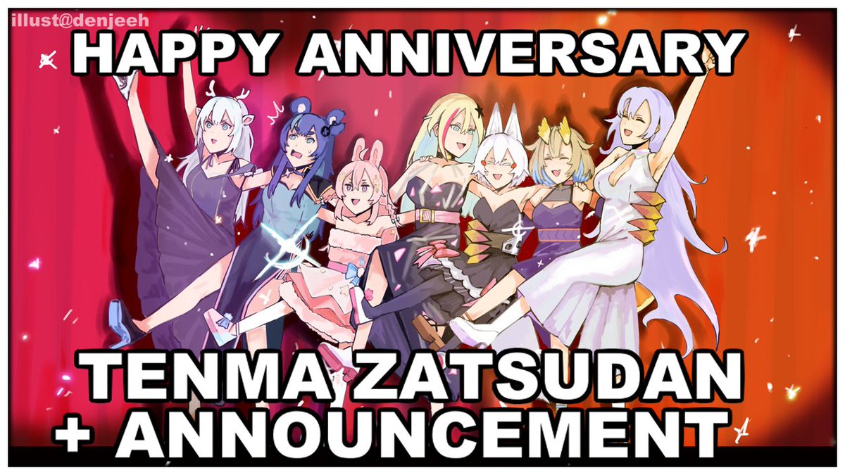 PhaseConnect's tweet photo. 🍶[ANNIVERSARY STREAM]🍶

In about 2 hours we will be having our last anniversary stream! Please go check out Tenma's Anniversary Zatsudan! She has some news towards the end to share!

🍶11:00 AM PDT
https://t.co/Czt5N5vA9Q

#PhaseOneYear https://t.co/i2f03Q07OG