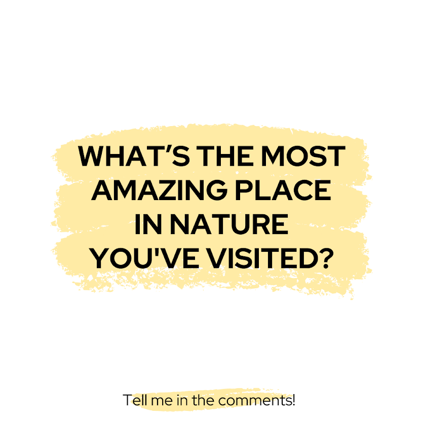 Our world is overflowing with awe-inspiring nature. What’s the most amazing place in nature you've been? #natureisamazing #natureisart #beautifulplaces #beautifulplacestovisit