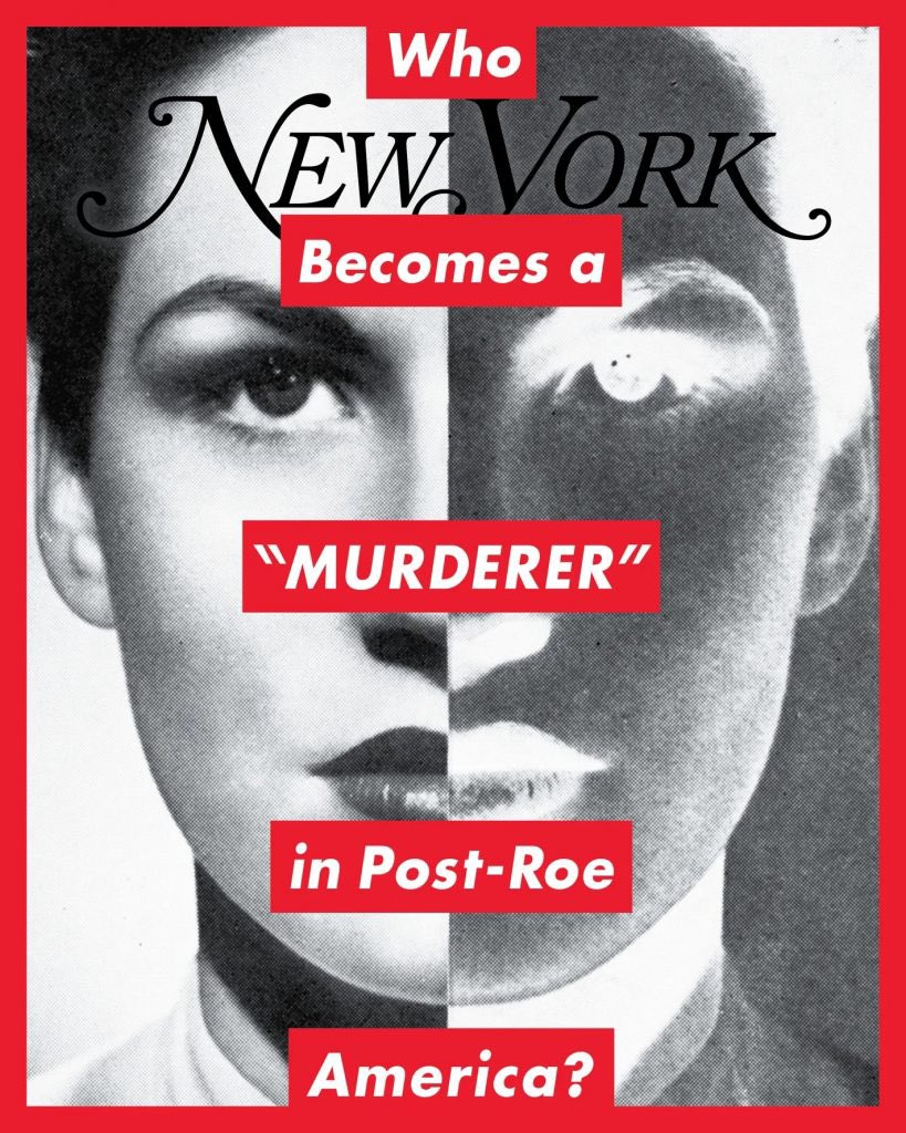 MistyMissChrsty's tweet photo. Barbara Kruger for New York magazine (2022). © Barbara Kruger https://t.co/jEFznR1V3v